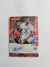 2020 Prizm Draft Picks #PA-BR Brandon Robinson Prospect Autographs Red Ice