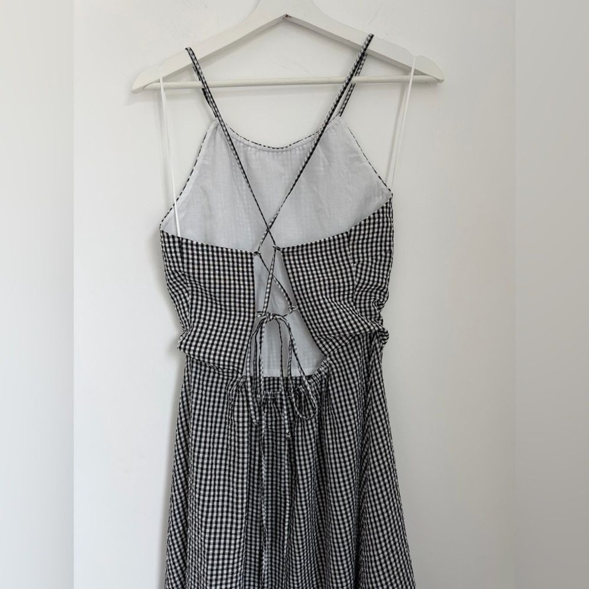 Reformation 10 Yuliy Midi Dress Gingham | eBay