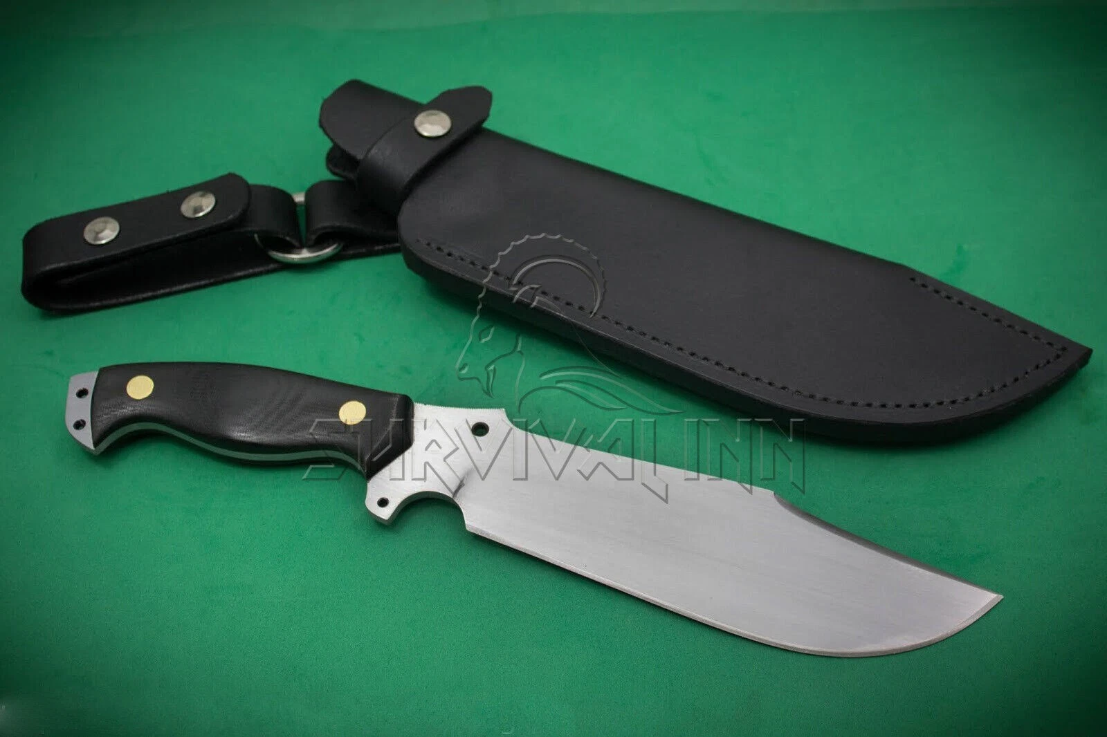 CUSTOM HANDMADE TACTICAL BOWIE KNIFE BEST CAMPING BOWIE OUTDOOR KNIFE W/ SHEATH