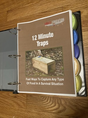 Crisis Education 12-Volume Survival Skills Doomsday Survivalist Guide