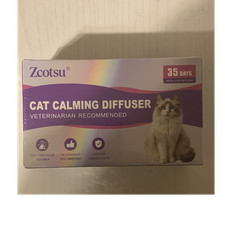 Zcotsu Cat Calming Diffuser Kit with 35-Day Refill for Diffuser