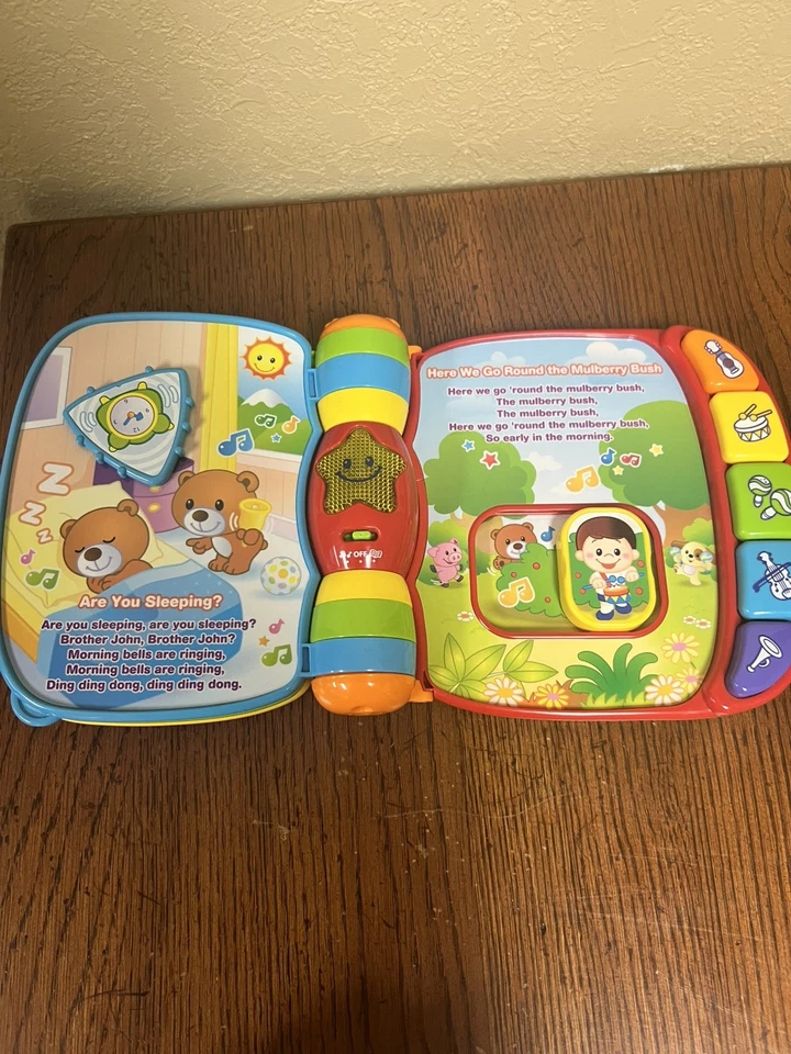 VTech Musical Rhymes Book Brilliant Baby Laptop Interactive Learning - Image 3 of 4