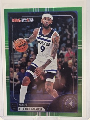Topps 2025/26 NBA Hoops Nickeil Alexander-Walker Green Parallel#134 Timberwolves