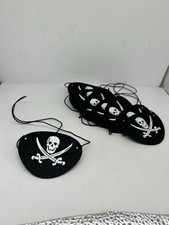 Lot 8 Halloween Cosplay Pirate Eye Patches Captain Theme Party Decoration Gift