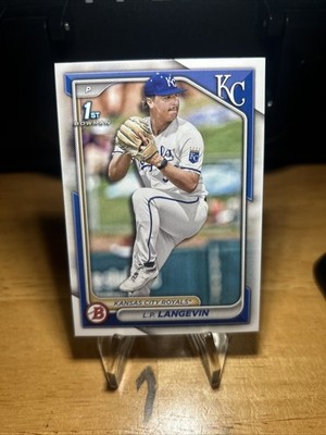 LP L.P. LANGEVIN  ROYALS RC 1st card  2024 BOWMAN DRAFT #BD-183