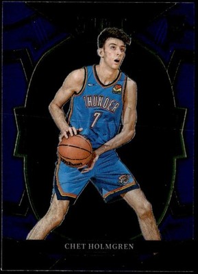 2022-23 Panini Select #83 Chet Holmgren Blue (Retail Base) Rookie E1