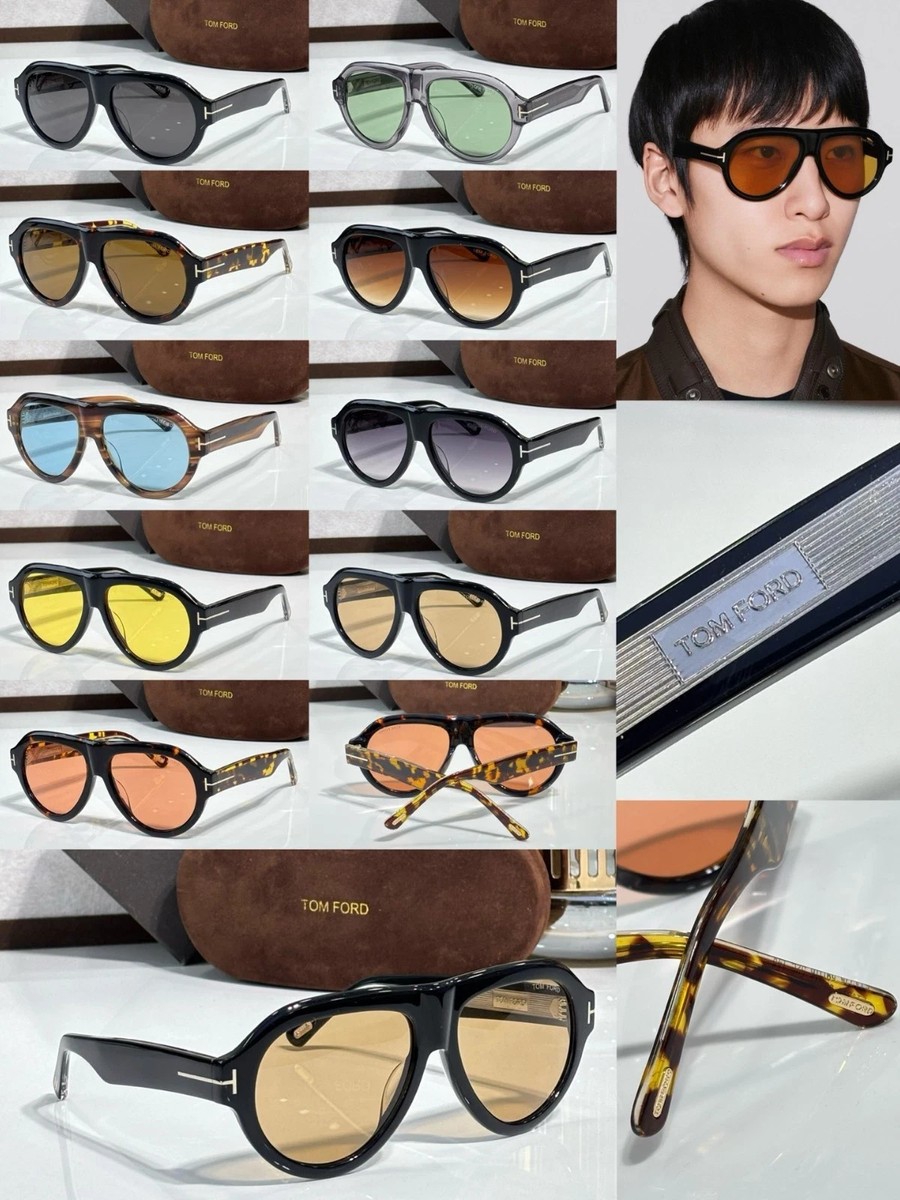 Tom Ford Icon Collection TF1225 Sunglasses Black Frame Gray Lens