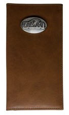 ULM Warhawks Leather Secretary Pocket Wallet by Enmon-New