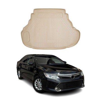 OMAC Cargo Mats Liner for Toyota Camry 2012-2017 Rear Trunk Waterproof TPE Beige