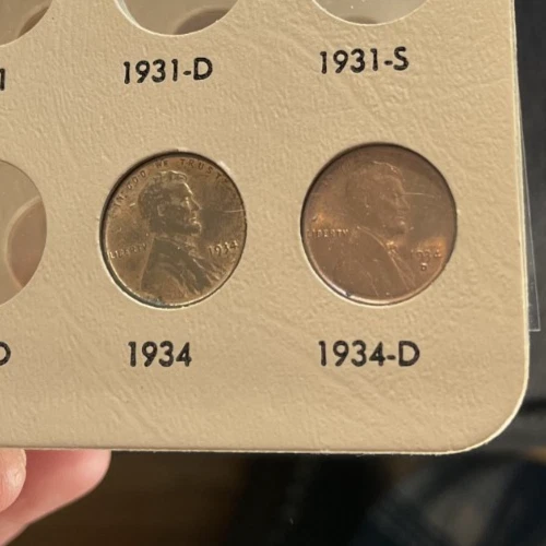 Lincoln Wheat & Memorial Cent BU & Proof Set 1934 to 1994-S (no 1970 small-s)