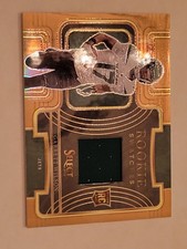 2022 Panini Select - Rookie Swatches Garrett Wilson #RSW-6 Copper Prizm /49...
