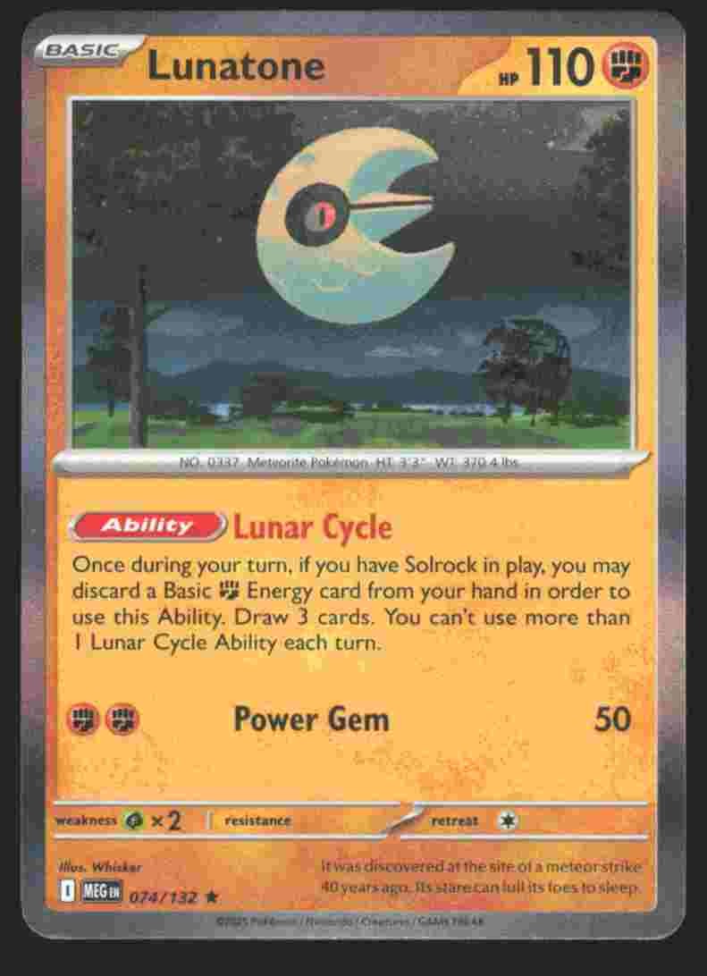 ME01: Mega Evolution #074/132 Lunatone
