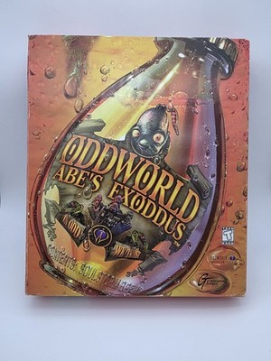 Oddworld: Abe's Exoddus (PC, 1998) CD-ROM SEALED - BIG BOX