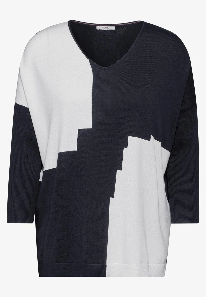 Cecil 3015559 Maglione con Dettagli strutturati, Beaujolais Red, XS Donna