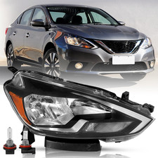 Headlight Assembly Replacement for 2016 2017 2018 2019 Nissan Sentra Halogen OE 
