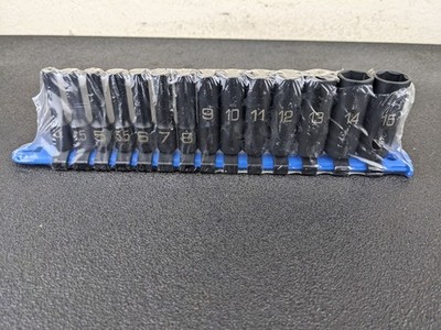 #bp120 Matco New SADPM146V 14 Piece Metric Impact Socket Set  1/4 Drive Deep