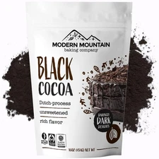 Black Cocoa Powder (1 lb) Bake the Darkest Chocolate 1 Pound (Pack of 1) 