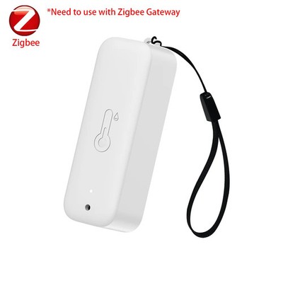 Tuya Zigbee Outdoor Temperature Humidity Sensor Thermometer Smart Life Work with