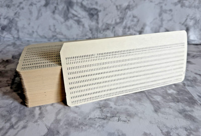 260 lot VINTAGE Mainframe Computer PUNCH CARDS. IBM 80-column #5081 Unpunched