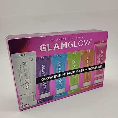 GLAMGLOW Glow Essentials Mask + Moisture Limited Edition Mask Set ~ Brand New! 