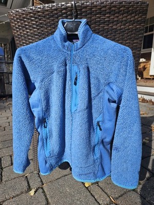 EUC PATAGONIA Women's MEDIUM Full Zip R2 Regulator Fleece Polartec Jacket 25143