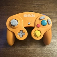 Nintendo GameCube Controller - Orange Official OEM DOL-003 - Tested - Authentic