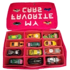 Hot Wheels Case with Bakers Dozen Car Lot (13) Vintage to Modern