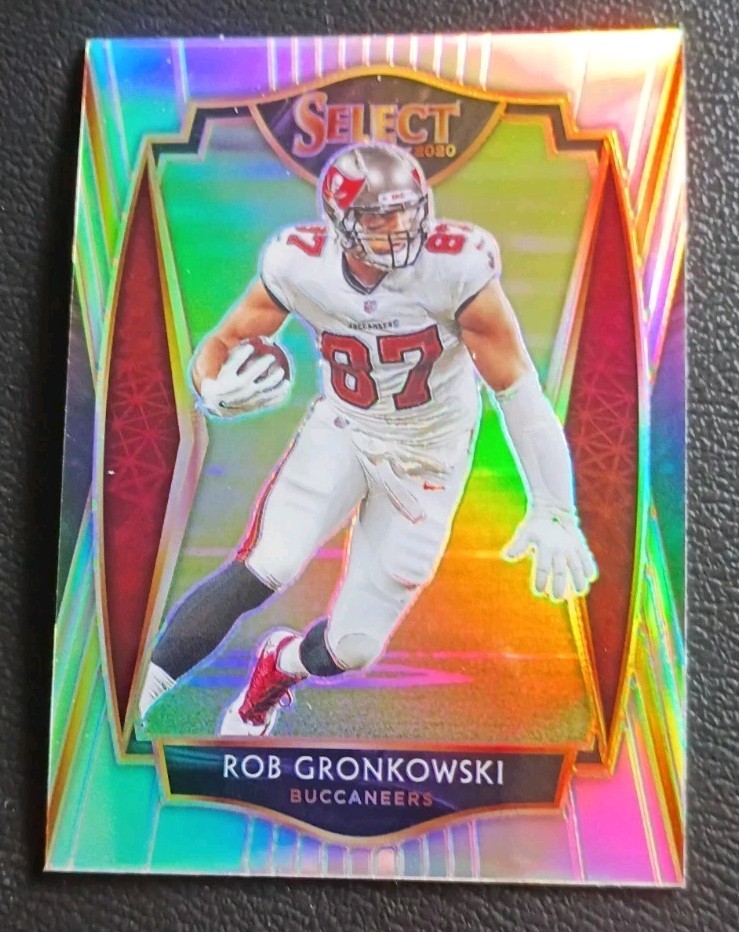 2020 Panini Select - Premier Level Rob Gronkowski #141 Silver Prizm