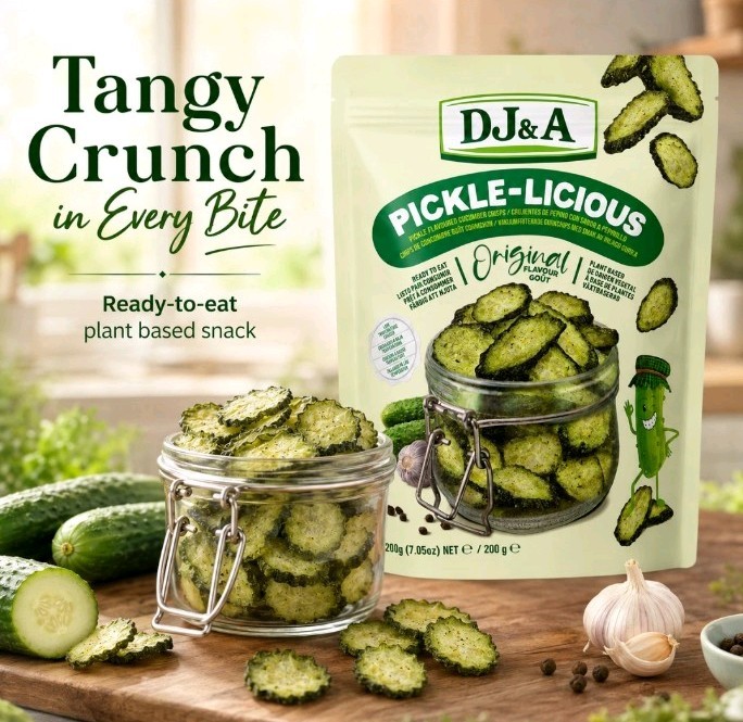 DJ&A Pickle-licious Crispy Snack 200g