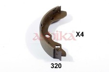 Ashika 55-03-320 Bremsbackensatz hinten für MAZDA