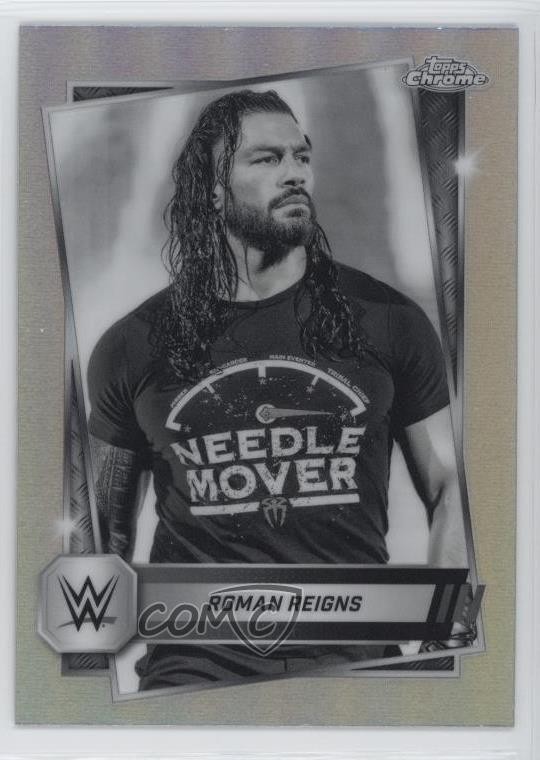 2025 Topps Chrome WWE Sepia Refractor Roman Reigns #3 19kz