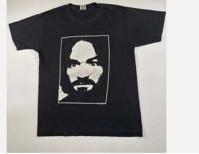 91 Charles Manson Shirt Support Family Values remake black shirt Reprint