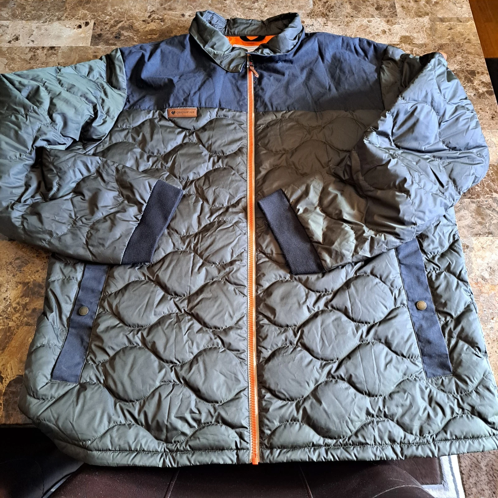 OBERMEYER Sage Green KADEN Quilted Duck Down Jacket Sz XXL 2XL - product detail image 10