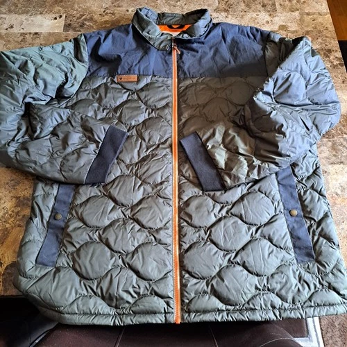 OBERMEYER Sage Green KADEN Quilted Duck Down Jacket Sz XXL 2XL image 10