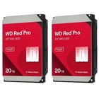 New ListingWD 2x WD Red Pro 3.5" SATA III Internal Desktop NAS Hard Drive
