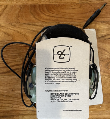 David Clark H10 13.4 Aviation Headset for sale online | eBay