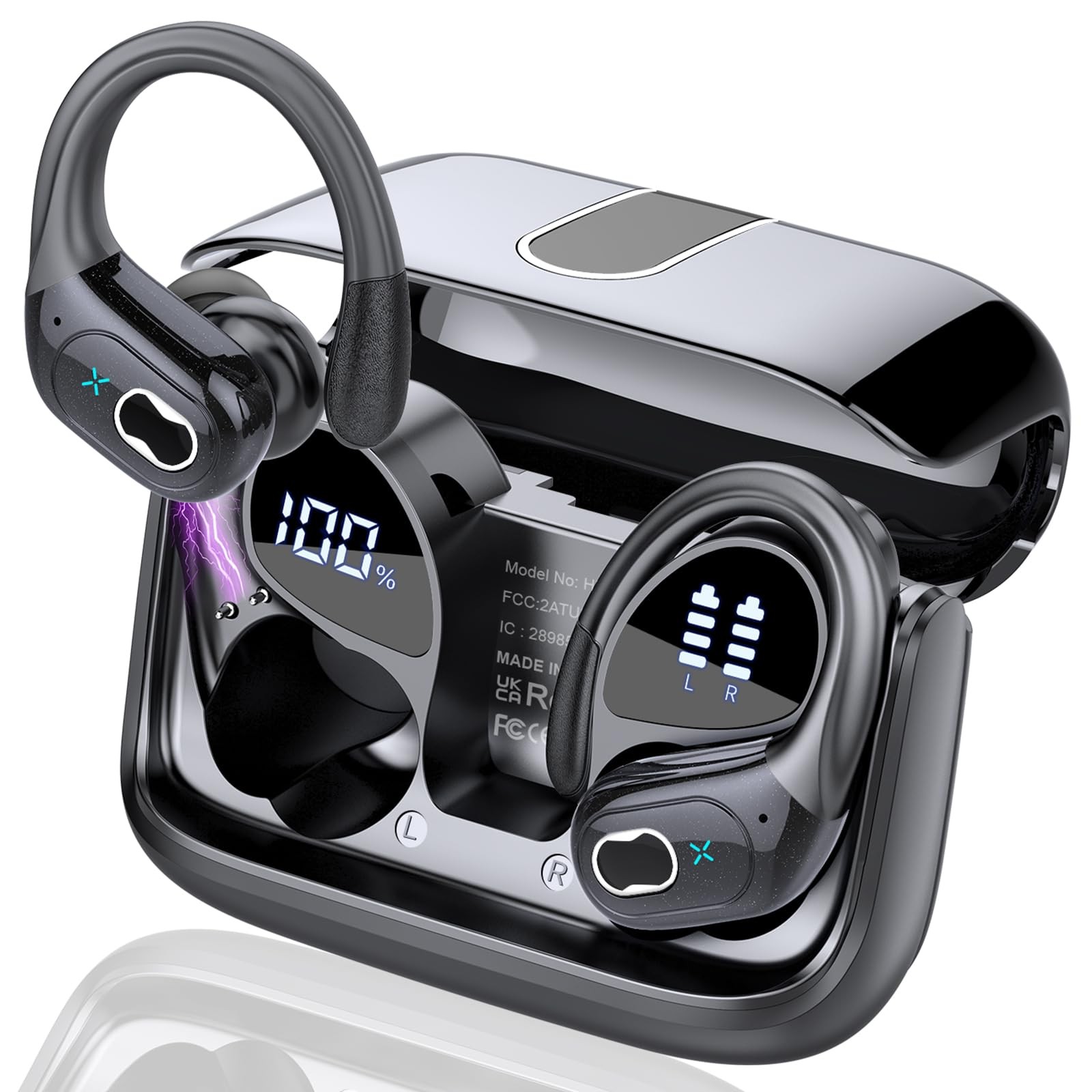 75hr Wireless Bluetooth 5.4 Earbuds Sport Headphones 2025 Model-image