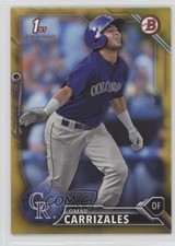 2016 Bowman Prospects Gold 22/50 Omar Carrizales #BP58 4k8