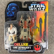 Star Wars Power Of The Force Deluxe Luke Skywalker Desert Sport Skiff