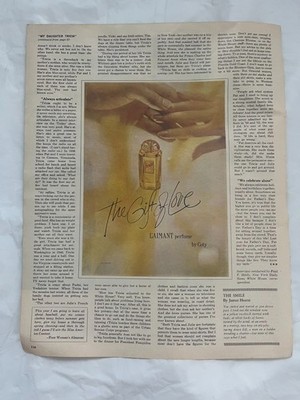 1970 VTG L'AIMANT Perfume by Coty Magazine Ad - The Gift of Love - Free Shipping