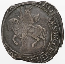 Charles i Hammered Silver Halfcrown  mm (P)  S2778