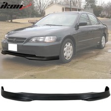 Fits 98-02 Honda Accord Type-r Front Bumper Lip Unpainted Pu Spoiler Tr Splitter