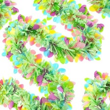 MARFOREVER 3 Pack Easter Egg Tinsel Garland, Garland Decorations Green