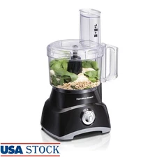 Top Mount Food Processor 450W 8 Cup Capacity 2 Speeds S Blade Shredding New