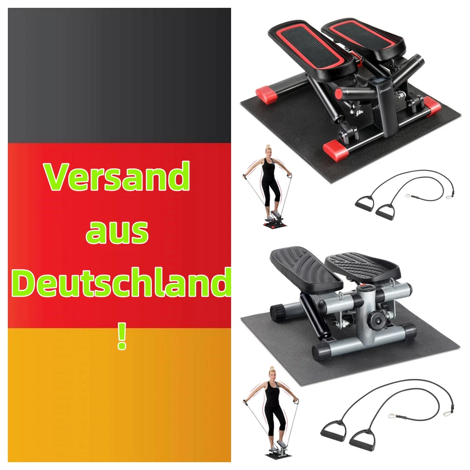 Stepper für Zuhause von TARESNESS - Mit Swingfunktion und verstellbaren Bändern