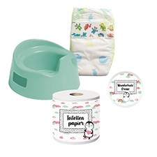 Nachttopfset 4tlg Puppenzubeh&ouml;r Heless 806 mint Puppenpflege f&uuml;r Ausfl&uuml;ge