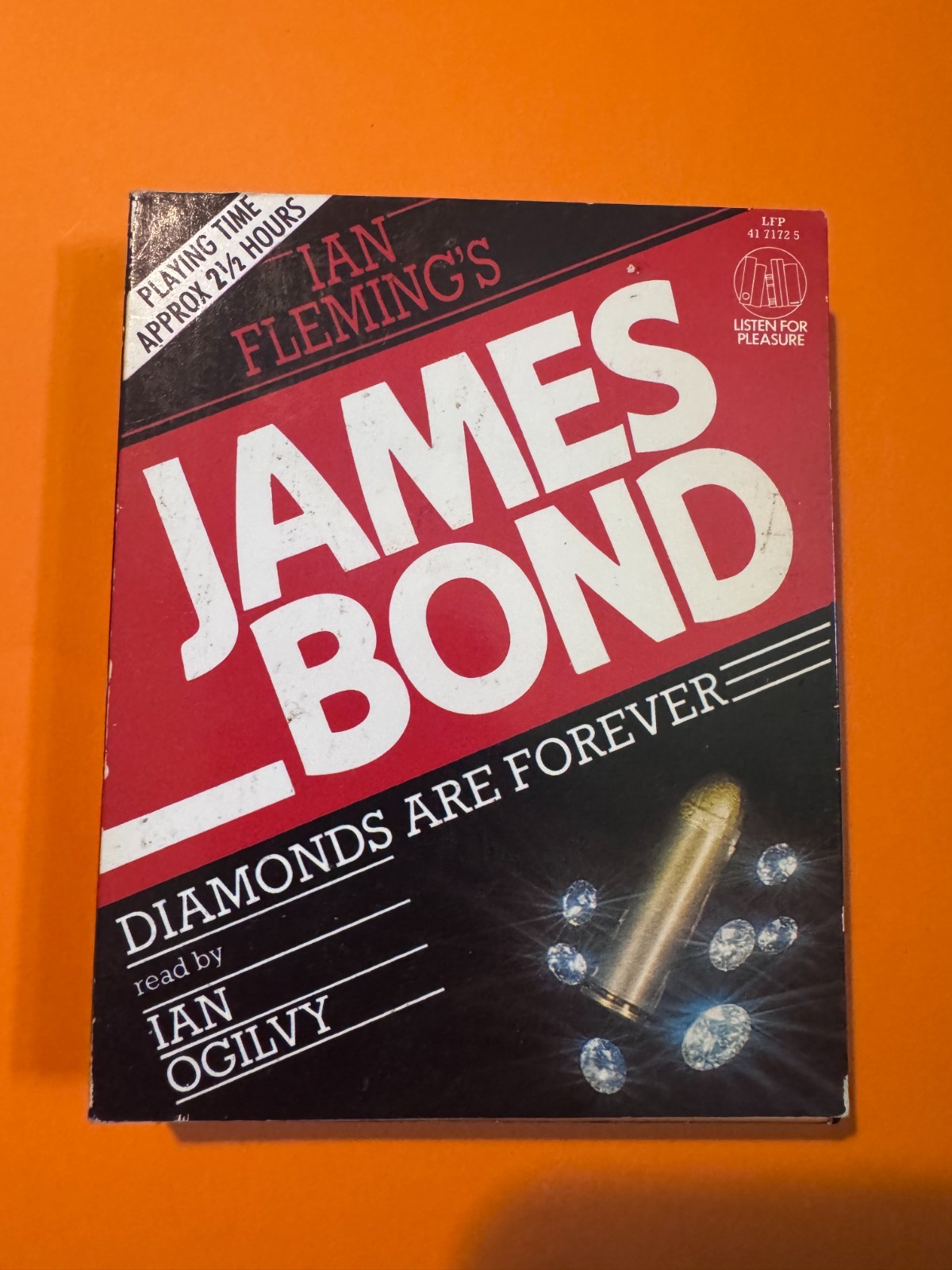 James Bond Diamonds are Forever Cassette Audiobook