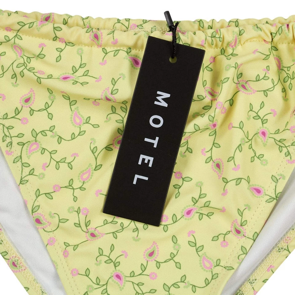 Parte inferior de bikini Motel Yellow Paisley Leyna Foto 3 de 3