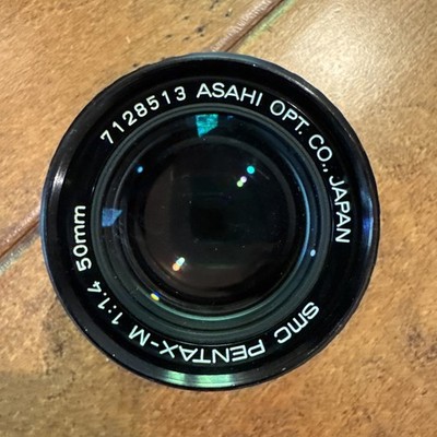 SMC Pentax-M 50mm f/1.4 Prime Lens for Pentax K Mount SLR Film Camera