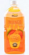 IOS Natural 100% Mango Juice 33.8 Fl Oz X 12 Pcs.
